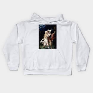 The Fairy Lovers - Theodor von Holst Kids Hoodie